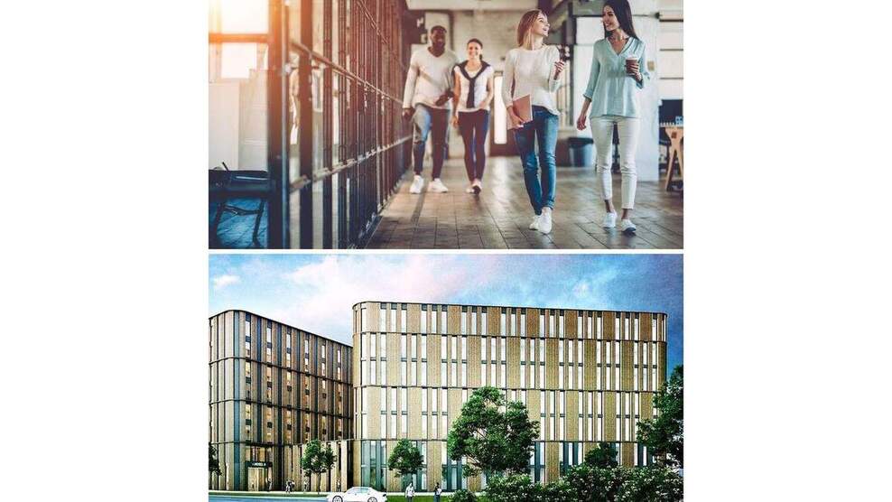 Stilvoll Designte Büros mit Blick aufs Wasser - All-in-Miete zimmer