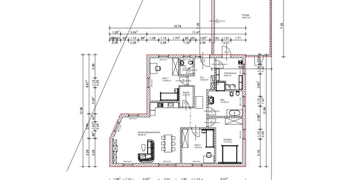 Bungalow Bad Wildungen - 4 Zimmer, 150 m&sup2;, 2.000&euro; | Angebot:23476136