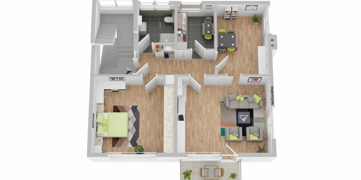 Schöne 3-Zimmer-Wohnung mit Balkon und Dachterrasse in Schramberg - Etagenwohnung Schramberg | Angebot:26130026