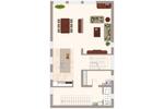 Traumhafte 4-Zimmer-DG-Maisonettewohnung mit Dachterrasse in Forchheim zimmer