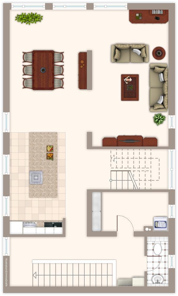 Traumhafte 4-Zimmer-DG-Maisonettewohnung mit Dachterrasse in Forchheim zimmer
