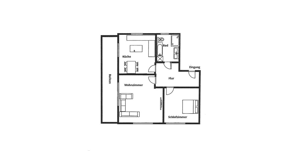 Etagenwohnung Hösbach - 2 Zimmer, 75 m&sup2;, 1.095&euro; | Angebot:24631970