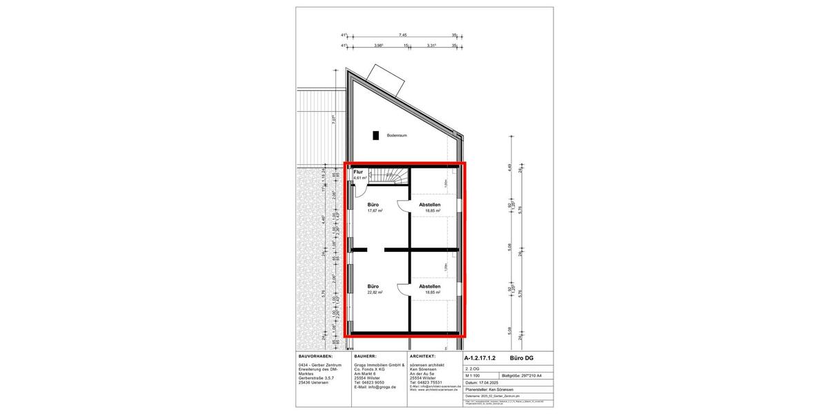 Gewerbeobjekt Uetersen - 1.440&euro; | Angebot:22136831