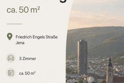 Wohnung Jena Kernberge - 3 Zimmer, 50 m&sup2;, 750&euro; | Angebot:27636982