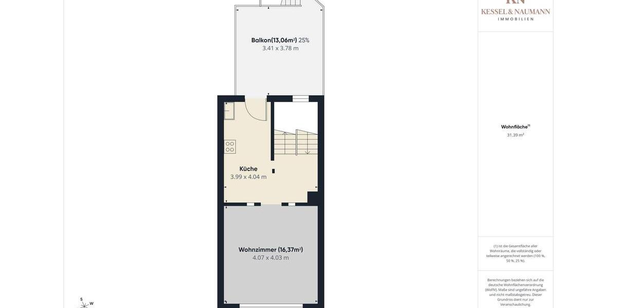 kleines Architekten Haus zur Miete mit Garten und Terrasse – ideal für Singles 2 zimmer