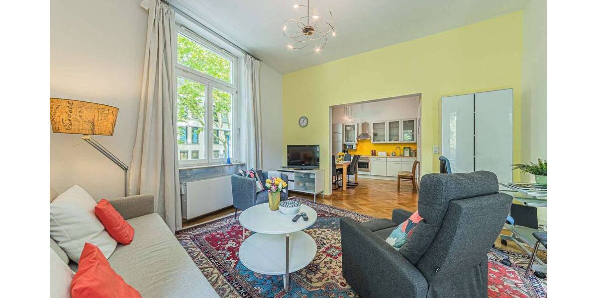 Etagenwohnung Frankfurt am Main Sachsenhausen - 2 Zimmer, 62 m&sup2;, 1.700&euro; | Angebot:26076041