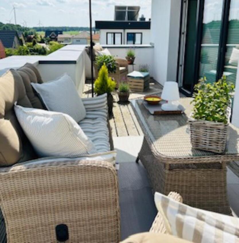 Moderne Penthouse-Wohnung mit großer Dachterrasse