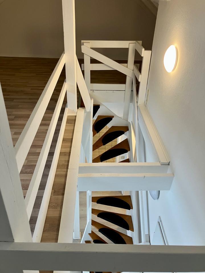 Fußgänger-Zone-Moderne 1,5-Zi.-Maisonette-Wohng.- großer Dachtera