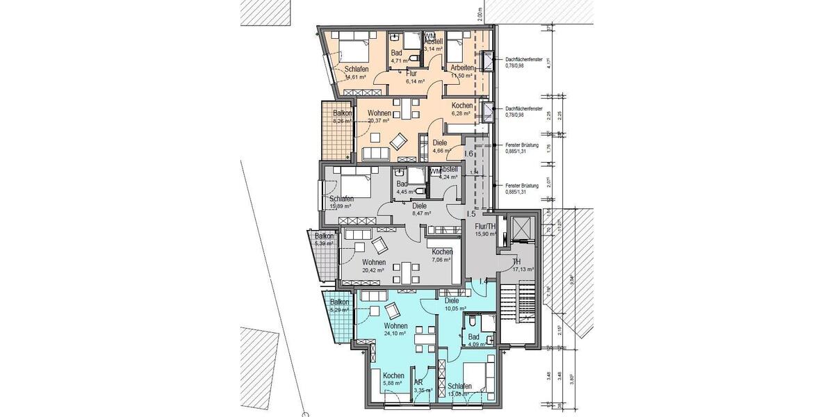 Etagenwohnung Datteln - 2 Zimmer, 63 m&sup2;, 696&euro; | Angebot:24714271