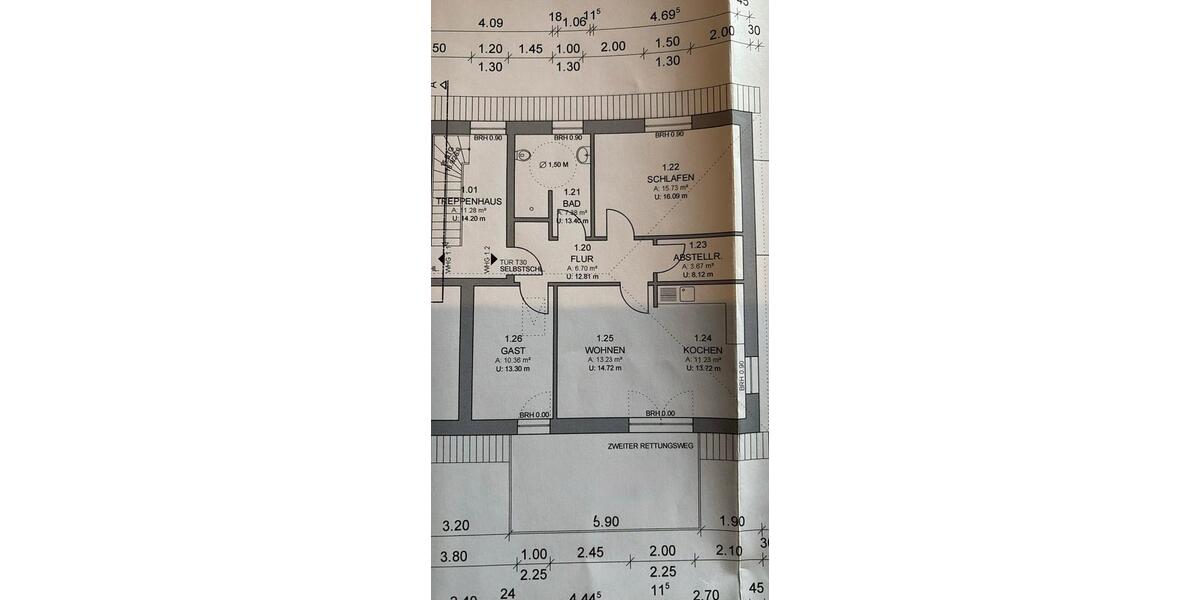 Etagenwohnung Bordelum - 3 Zimmer, 80 m&sup2;, 972&euro; | Angebot:26525539