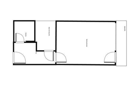 Schöne 1-Zimmer Wohnung zum sofort Bezug