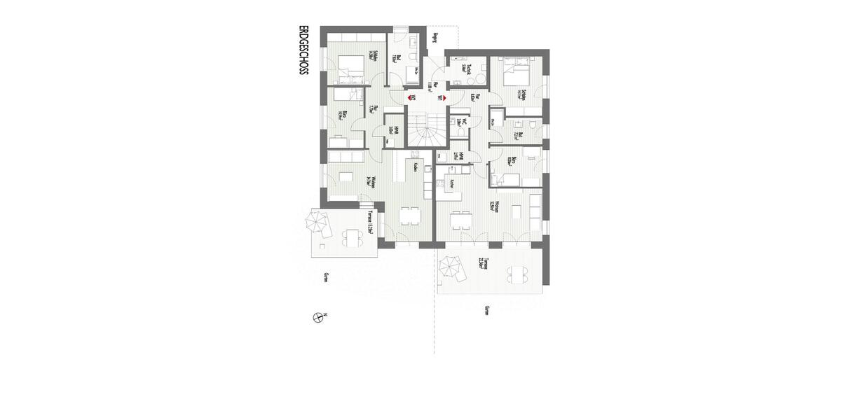 Erdgeschoßwohnung Langwedel - 3 Zimmer, 87 m&sup2;, 1.190&euro; | Angebot:25872944