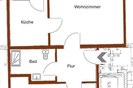 Wohnung Spremberg - 2 Zimmer, 57 m&sup2;, 415&euro; | Angebot:26635978