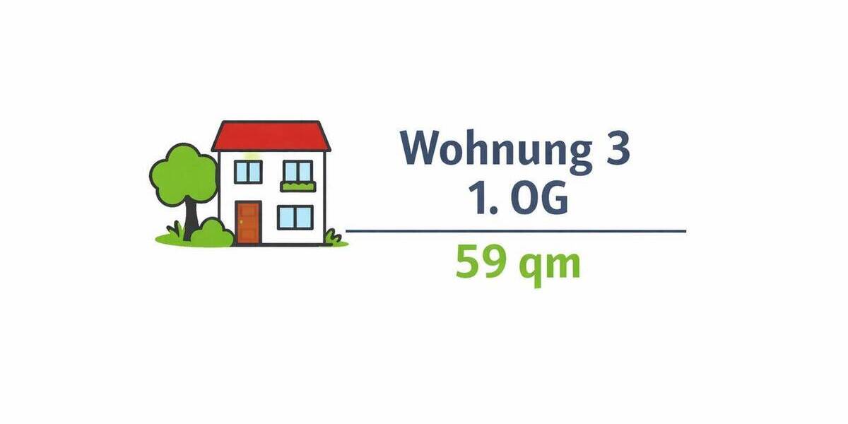 Etagenwohnung Dessau-Roßlau Roßlau - 2 Zimmer, 59 m&sup2;, 443&euro; | Angebot:26040846
