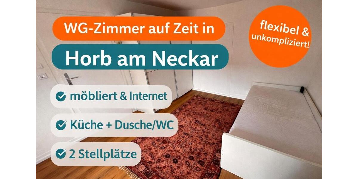 Wohnen auf Zeit Horb am Neckar - 1 Zimmer, 16 m&sup2;, 430&euro; | Angebot:26221103