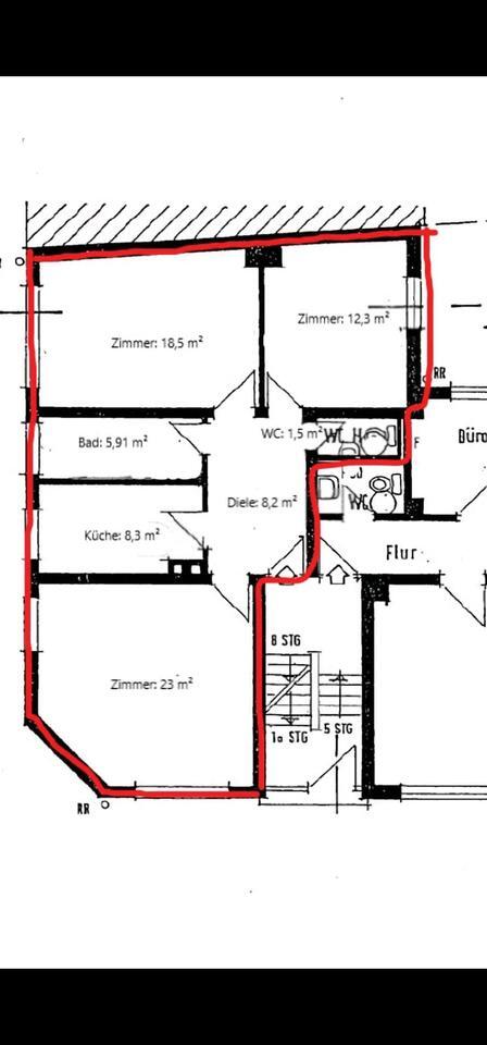 Ruhige Erdgeschoßwohnung in Top-Lage