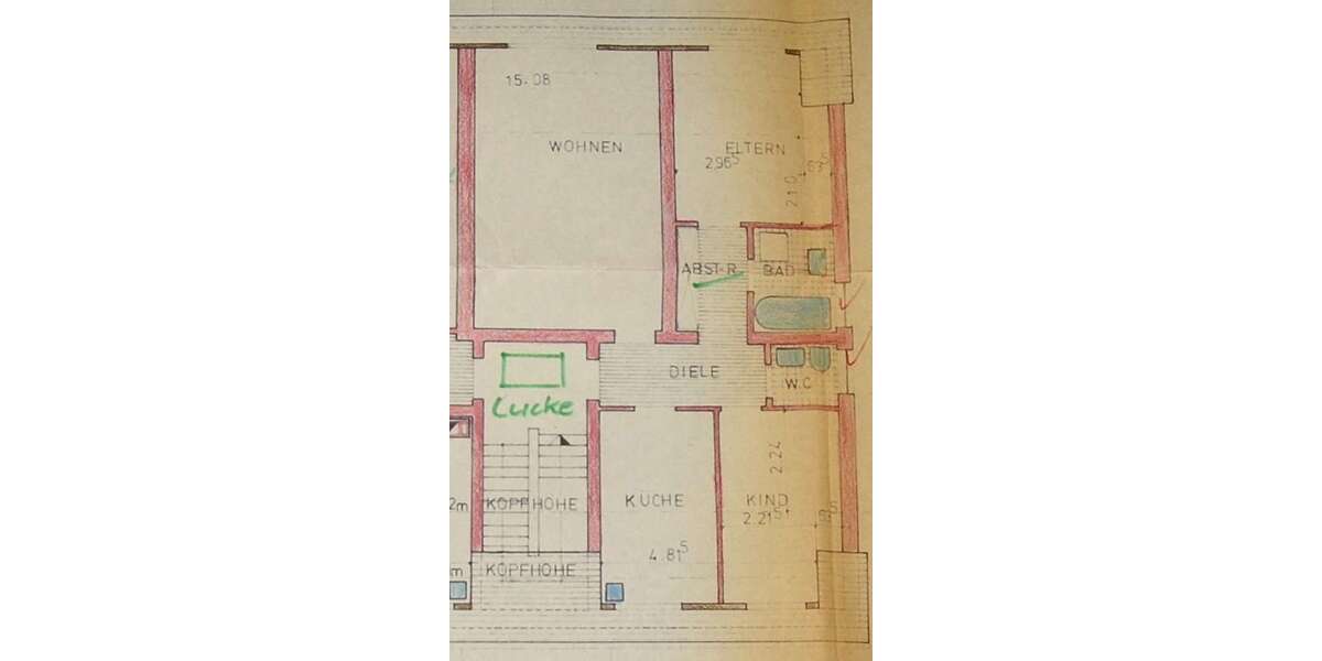 Etagenwohnung Duisburg Rheinhausen - 3 Zimmer, 77 m&sup2;, 600&euro; | Angebot:25656746