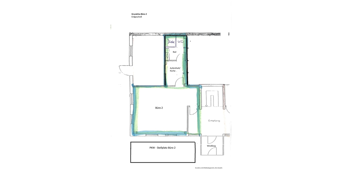 Nagelneu sanierte Bürofläche - ca. 65 m² im Gewerbergebiet Flörsheim-Weilbach - Gewerbeobjekt Flörsheim | Angebot:26003819
