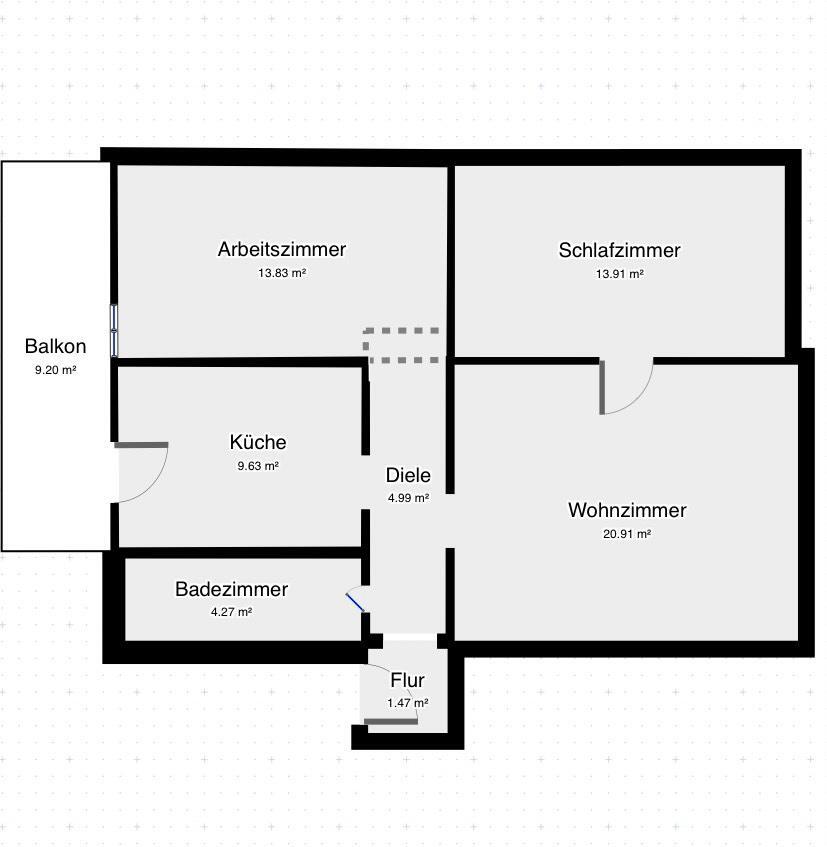 AltbauWohnung mit Wintergarten