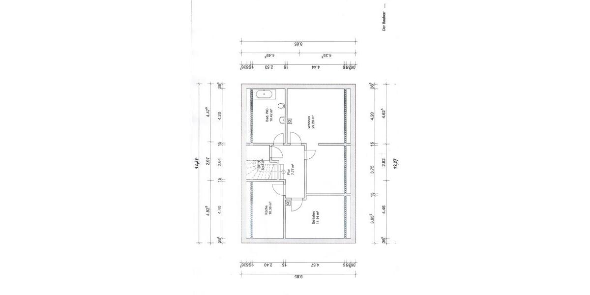 Dachgeschoßwohnung Aschersleben - 3 Zimmer, 72 m&sup2;, 395&euro; | Angebot:25990006