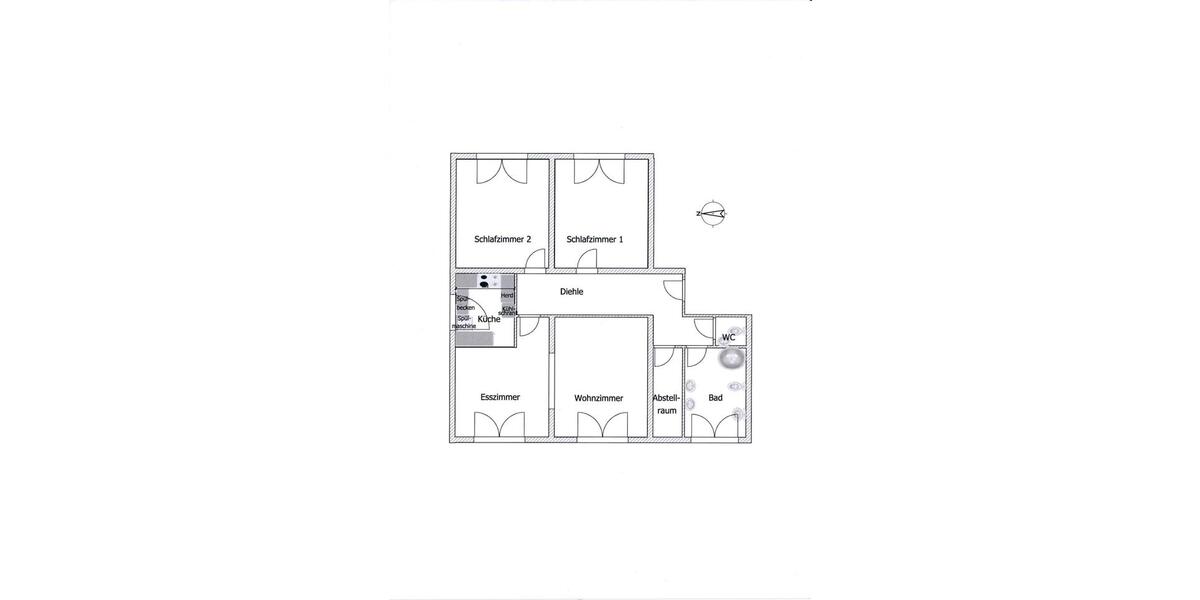 Etagenwohnung Karben - 4 Zimmer, 120 m&sup2;, 1.500&euro; | Angebot:25978636