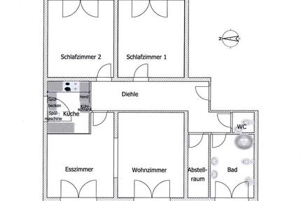 Wohnung Karben - 4 Zimmer, 120 m&sup2;, 1.500&euro; | Angebot:25978636