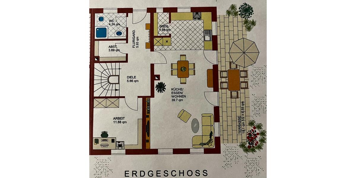 Haushälfte zur Miete ab 1. April 2026 in Aßling 5 zimmer