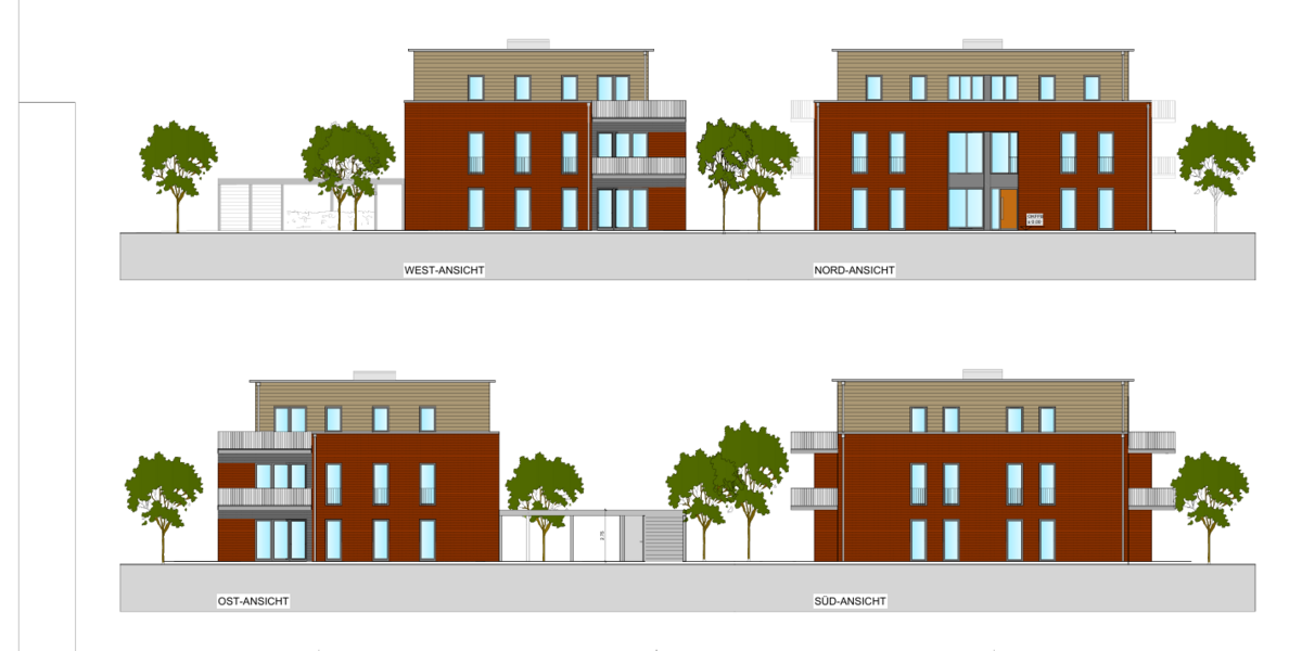 Etagenwohnung Heiden - 4 Zimmer, 96 m&sup2;, 1.272&euro; | Angebot:23199885
