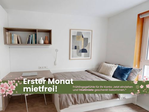 Wohnen auf Zeit Berlin Treptow-Köpenick - 1 Zimmer, 10 m&sup2;, 445&euro; | Angebot:25858380