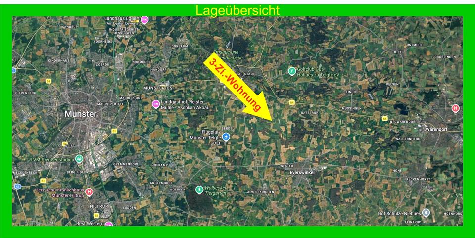 Etagenwohnung Telgte - 3 Zimmer, 120 m&sup2;, 1.298&euro; | Angebot:26097599
