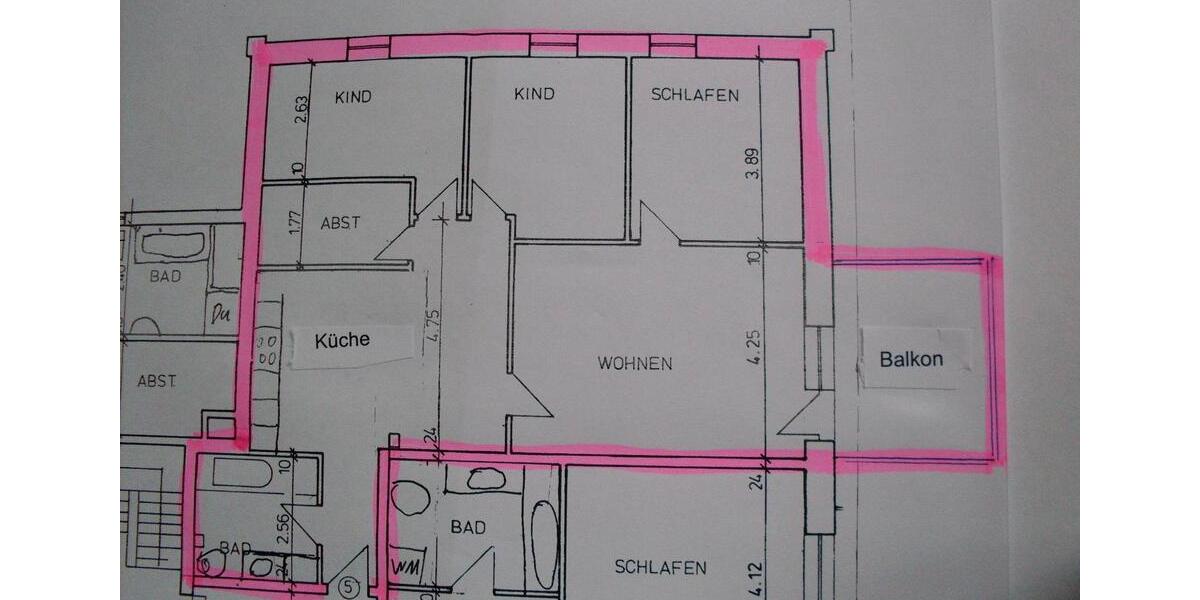 Etagenwohnung Krummesse - 4 Zimmer, 111 m&sup2;, 1.050&euro; | Angebot:26379517