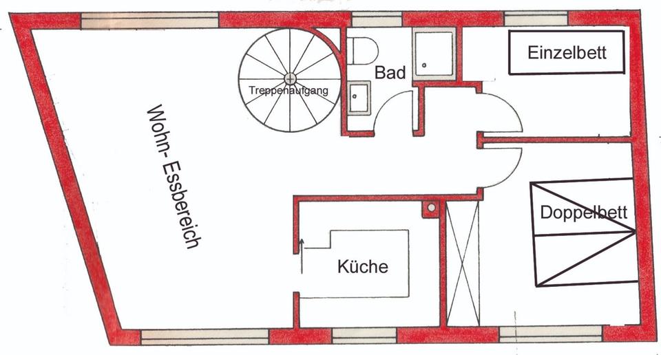 Wohnen auf Zeit Grolsheim - 3 Zimmer, 55 m&sup2;, 60&euro; | Angebot:22107789