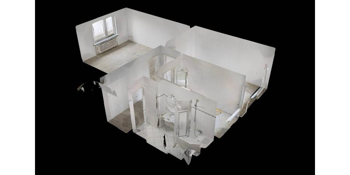 **Helle 2-Zimmer-Wohnung mit Einbauküche und Badewanne** 2 zimmer