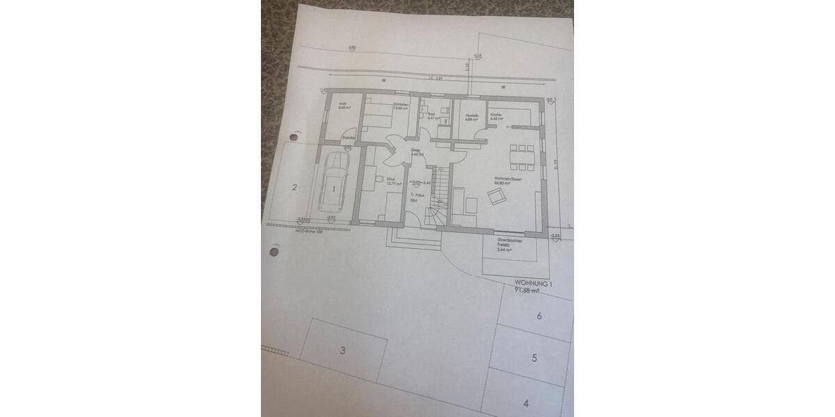 Erdgeschoßwohnung Cham - 3 Zimmer, 91 m&sup2;, 819&euro; | Angebot:25824631