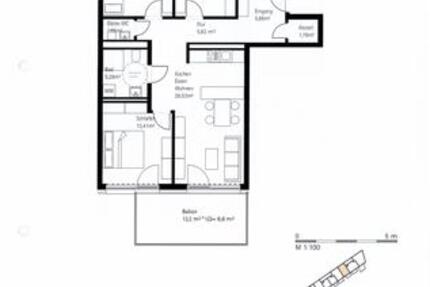 Wohnung Burghausen - 4 Zimmer, 86 m&sup2;, 1.118&euro; | Angebot:25234382