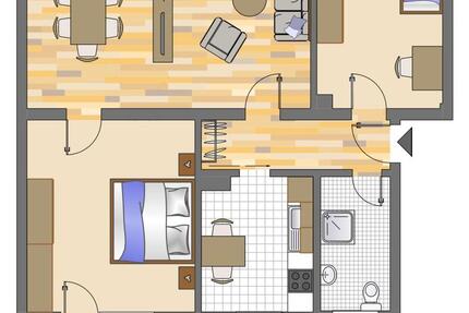Demnächst frei! 3-Zimmer-Wohnung in Marl 3 zimmer