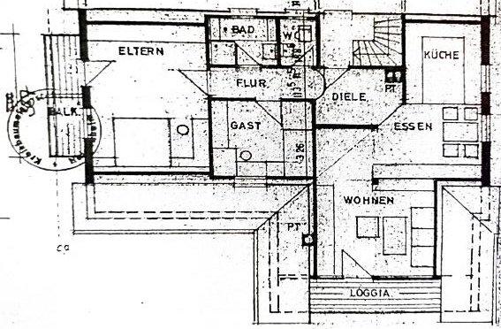 Dachgeschoßwohnung Niederstotzingen - 3 Zimmer, 90 m&sup2;, 775&euro; | Angebot:26024504