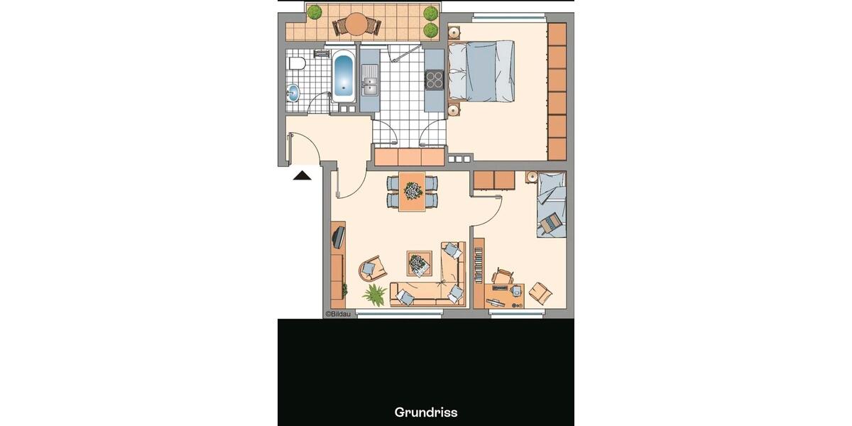 Etagenwohnung Duisburg Rheinhausen - 3 Zimmer, 60 m&sup2;, 810&euro; | Angebot:26511263