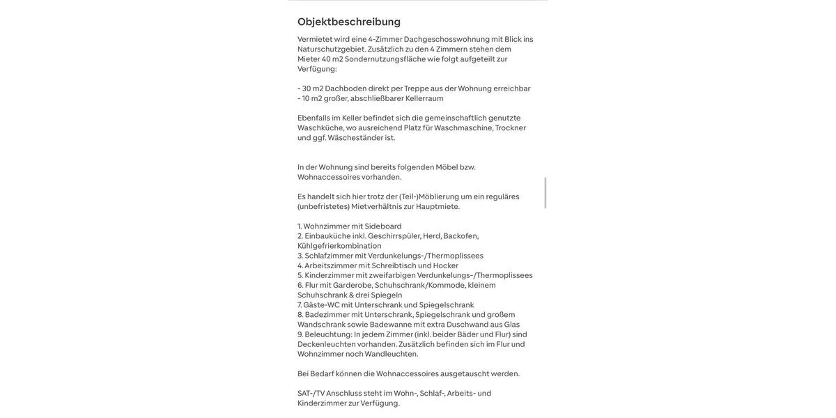 Dachgeschoßwohnung Glienicke/Nordbahn Nordbahn - 4 Zimmer, 80 m&sup2;, 1.520&euro; | Angebot:26479644