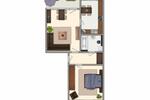 Etagenwohnung Schwerin Mueß - 2 Zimmer, 47 m&sup2;, 280&euro; | Angebot:26265848