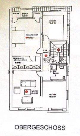 Etagenwohnung Osnabrück Westerberg - 2 Zimmer, 110 m&sup2;, 1.400&euro; | Angebot:26129321