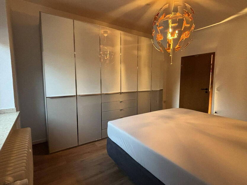 vollständig möblierte Erdgeschoßwohnung mit Garten, Neuss Allerheiligen, 2Zi KüDB