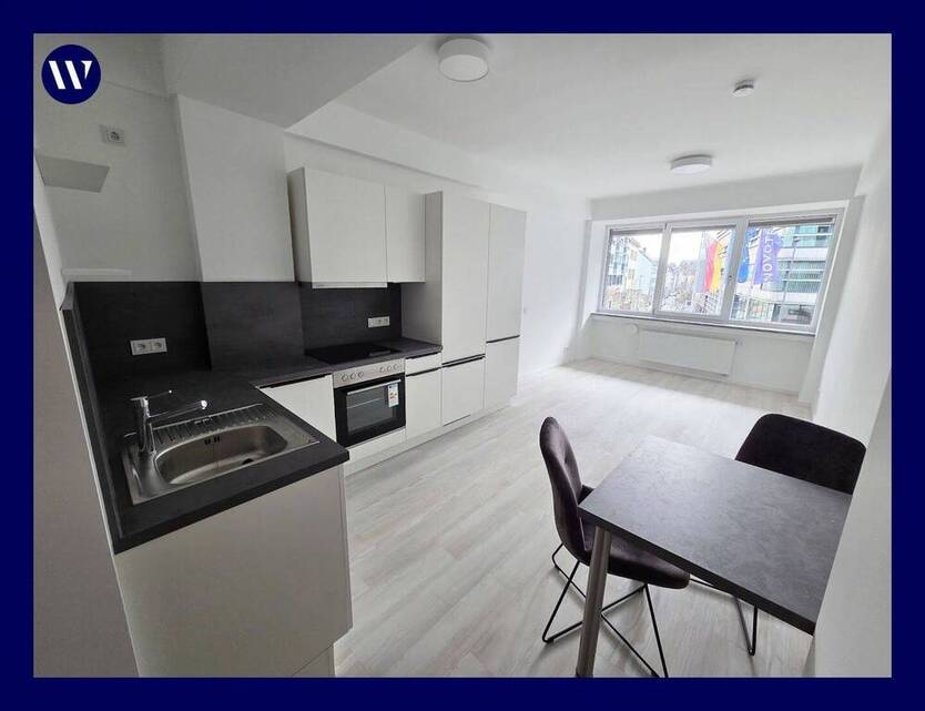 KLEIN+FEIN = DEIN! Neues 1-Zimmer-Apartment mit Einbauküche + neues Bad mit Walk-In-Dusche + Aufzug