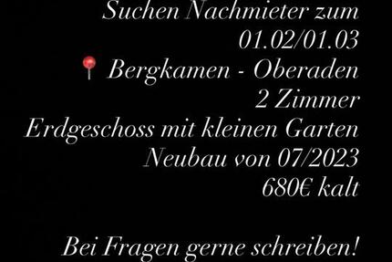 2 Zimmer Wohnung in Bergkamen - Oberaden 2 zimmer