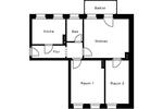 Erdgeschoßwohnung Plauen Altstadt - 3 Zimmer, 70 m&sup2;, 368&euro; | Angebot:26550243