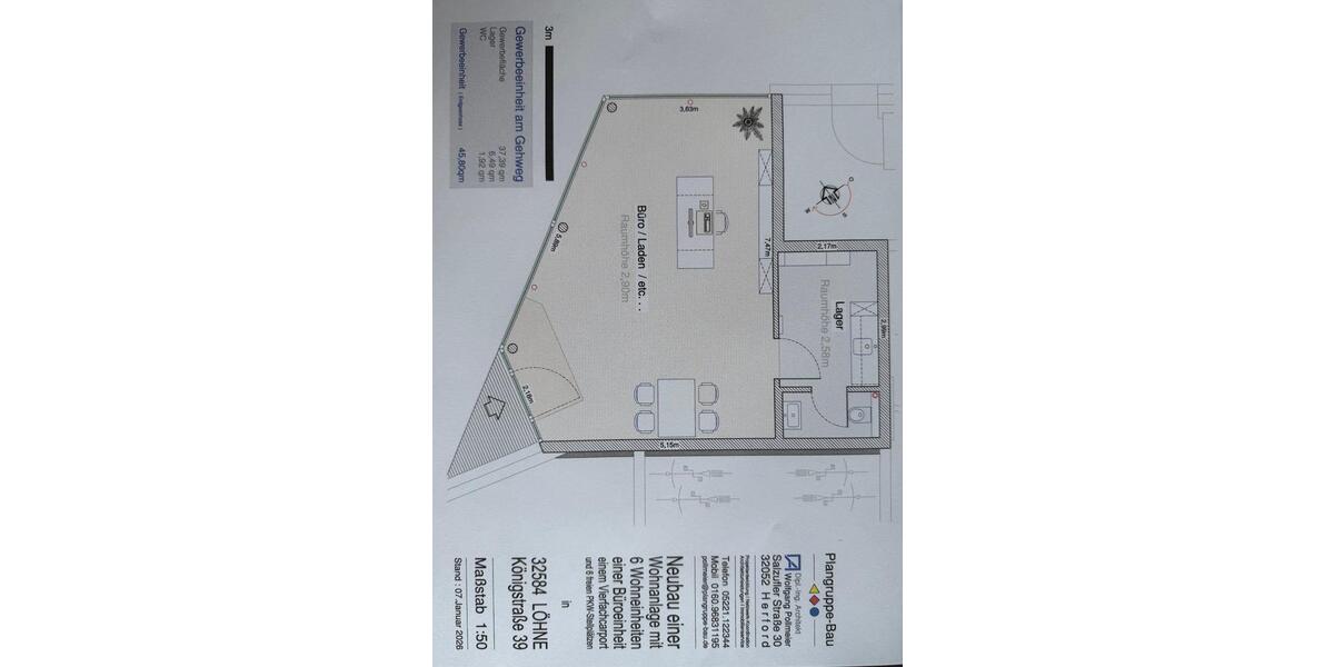 Gewerbeobjekt Löhne - 650&euro; | Angebot:24831525