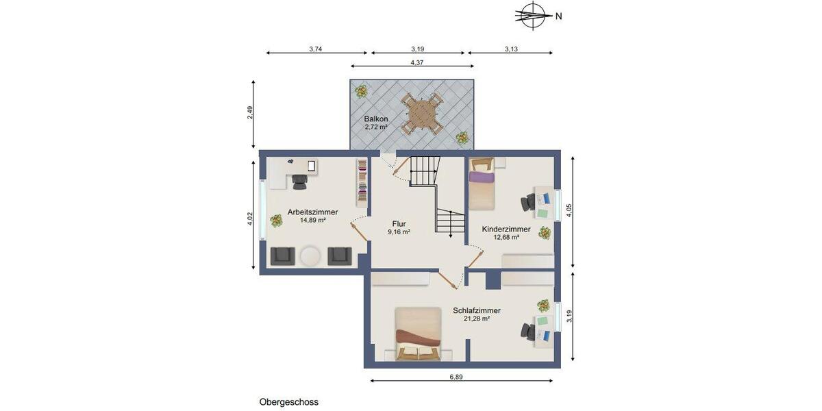 Doppelhaushälfte Ilsede - 5 Zimmer, 130 m&sup2;, 1.490&euro; | Angebot:26043150