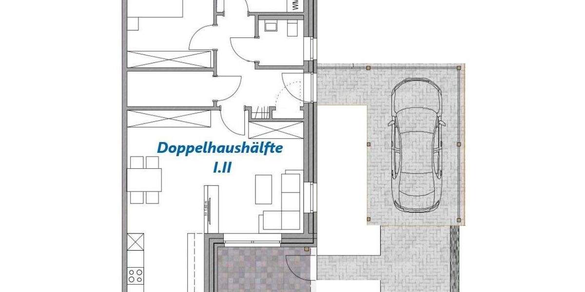 Doppelhaushälfte Werlte - 2 Zimmer, 78 m&sup2;, 750&euro; | Angebot:25674356