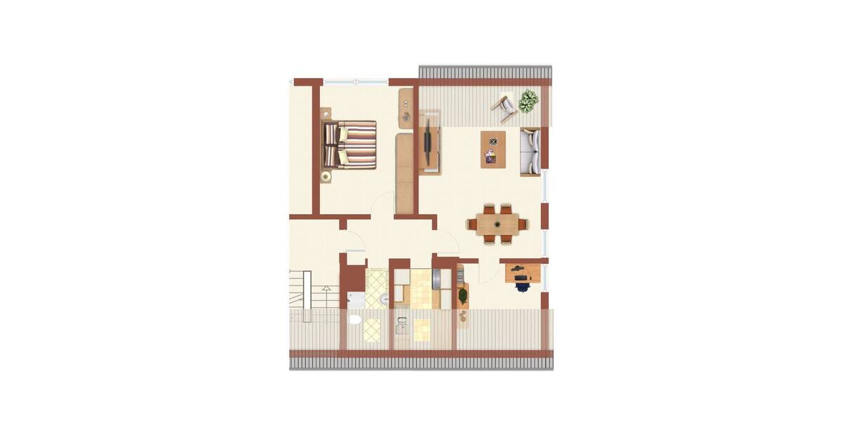 Etagenwohnung Rüsselsheim - 3 Zimmer, 66 m&sup2;, 755&euro; | Angebot:26093815