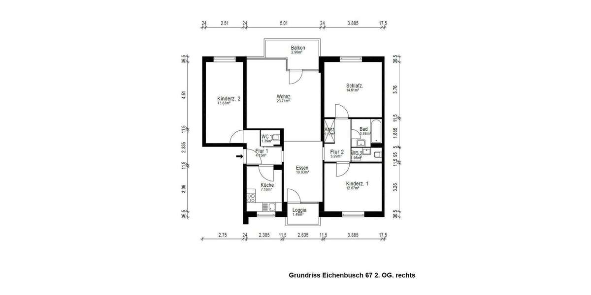 Wohnung zum Mieten in Reinbek 1.840 € 98 m² 4 zimmer